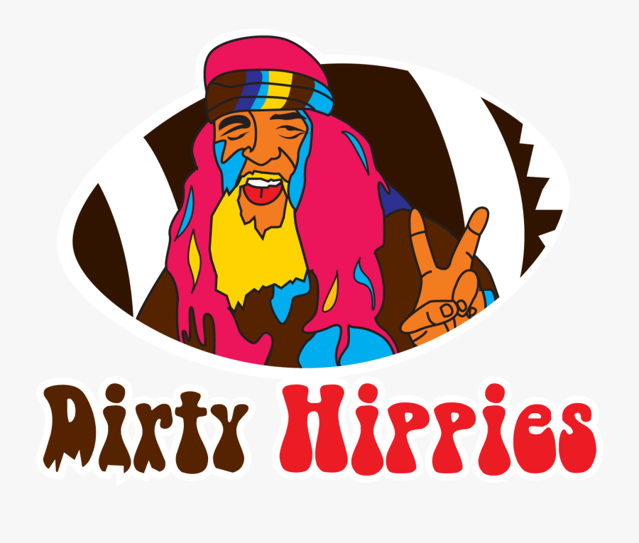 Transparent Hippie Png - Fantasy Football Art, Transparent Clipart