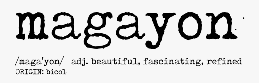 Magayon-1024x400 - Calligraphy, Transparent Clipart