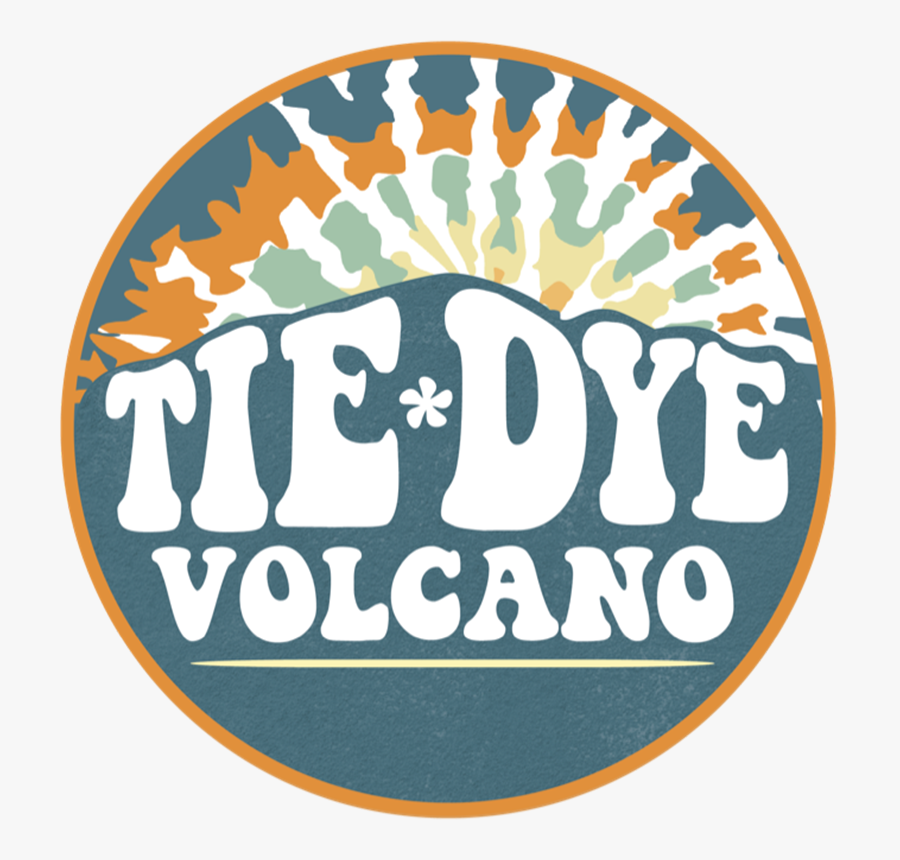 Tie Dye Volcano, Transparent Clipart