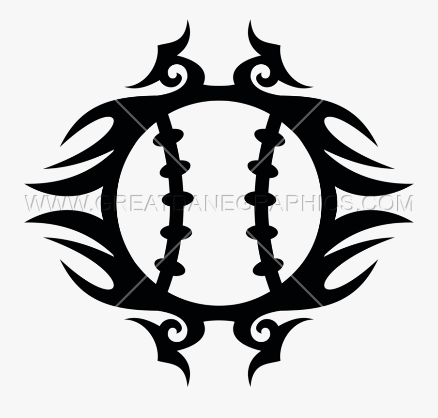 Clip Art Flaming Baseball Clipart - Emblem, Transparent Clipart