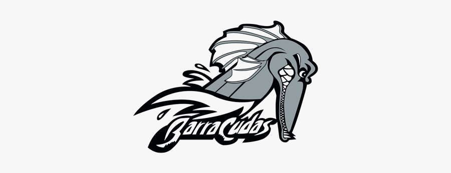 Coral Reef Senior High Barracudas, Transparent Clipart