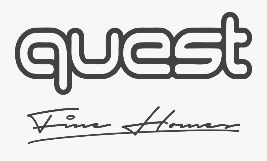 Quest Fine Homes - Calligraphy, Transparent Clipart