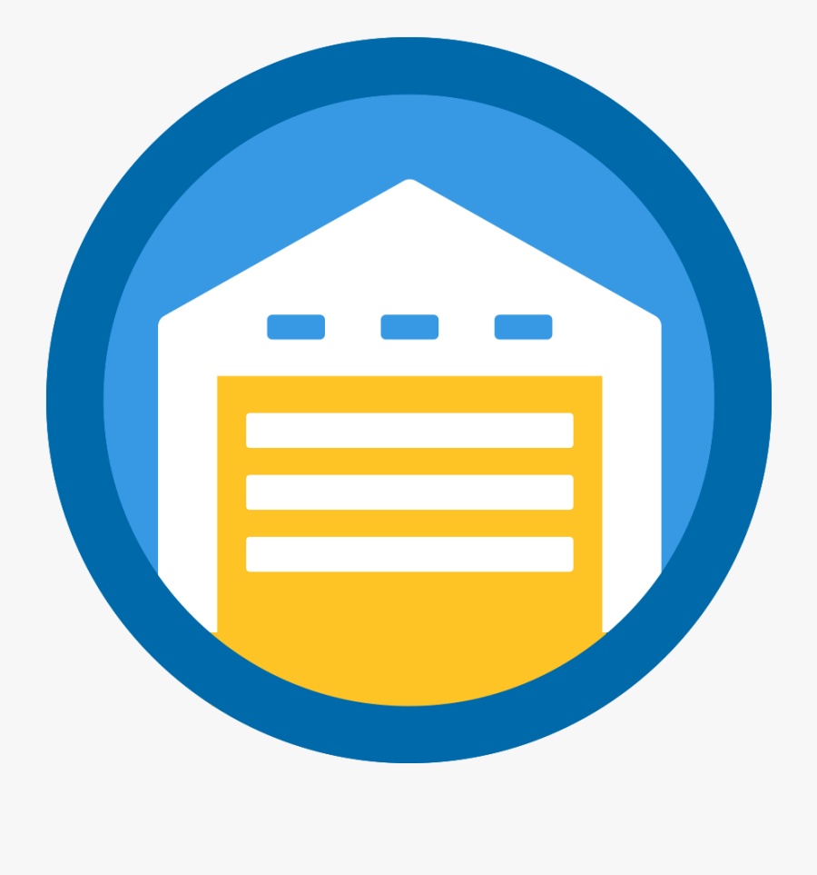 Transparent Garage Door Icon, Transparent Clipart