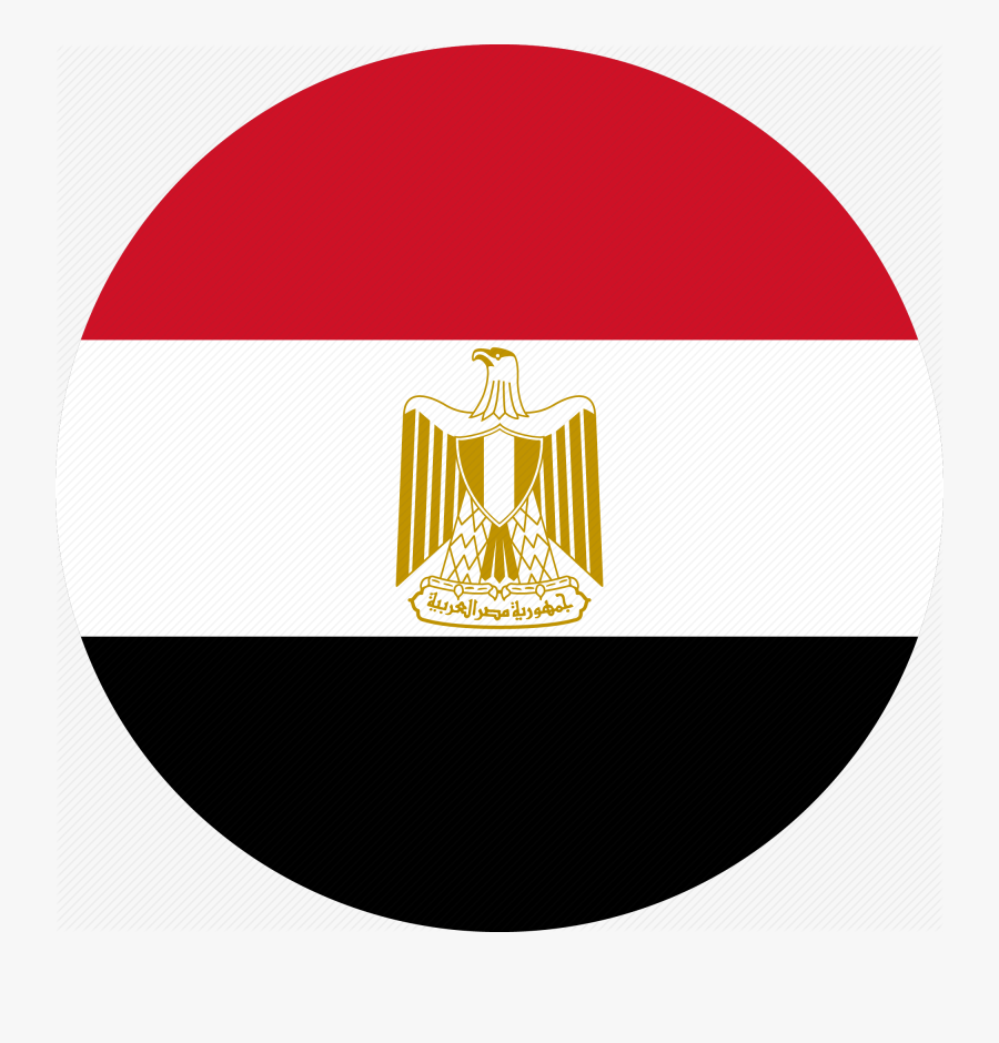 Egypt Icons And Design Elements Isolated On White Clipart - Egypt Flag Icon, Transparent Clipart