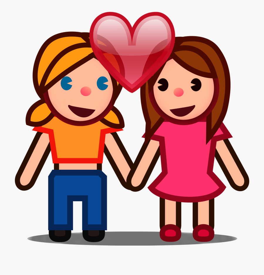 Cartoon Love Cliparts 13, Buy Clip Art - Emoji Man And Woman, Transparent Clipart