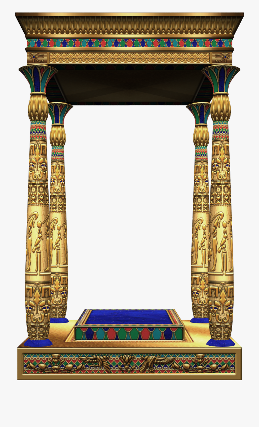 Transparent Egyptian Png - Egyptian Png Columns, Transparent Clipart