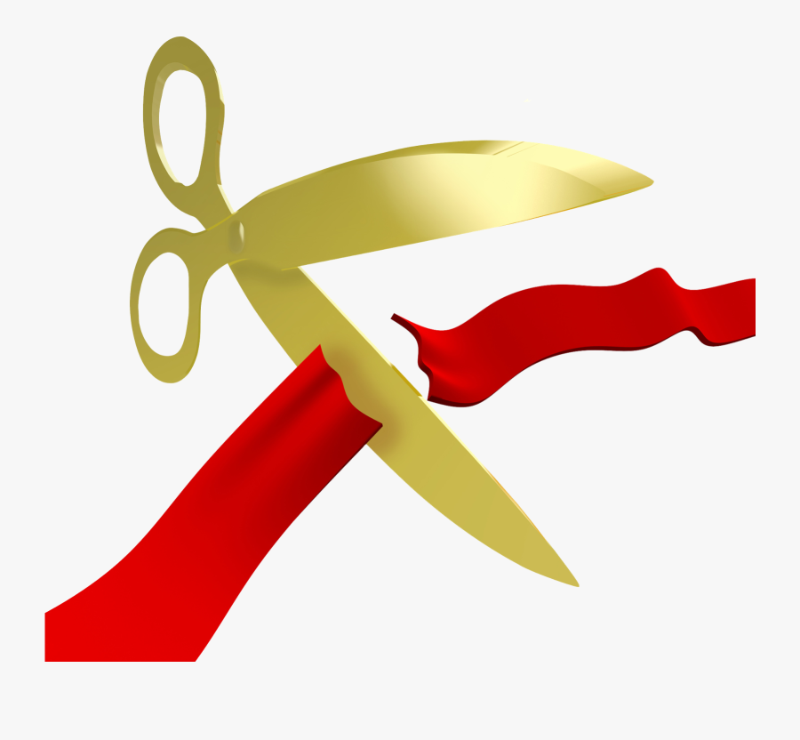 Clip Art Ceremony Cchs Writing Center - Animated Ribbon Cut Gif, Transparent Clipart