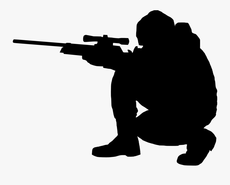 Pistol Clipart Vinyl Decal - Sniper Png, Transparent Clipart