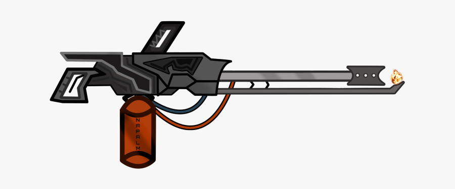 Flamethrower2 - Flamethrower Clipart, Transparent Clipart