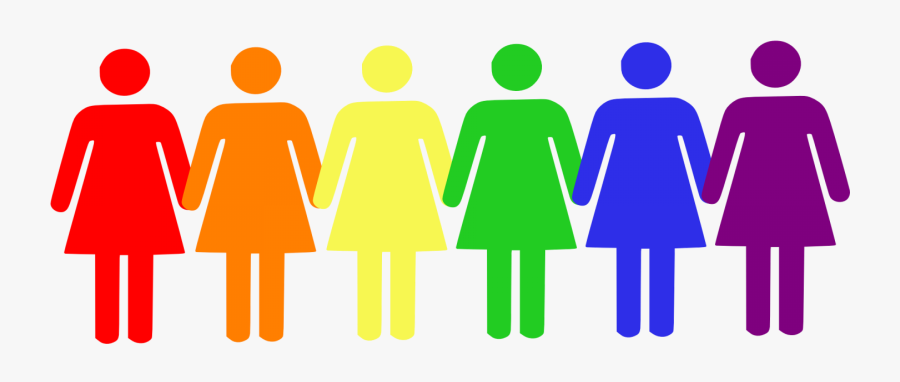 Happy International Women"s Day - Group Of Women Figures, Transparent Clipart