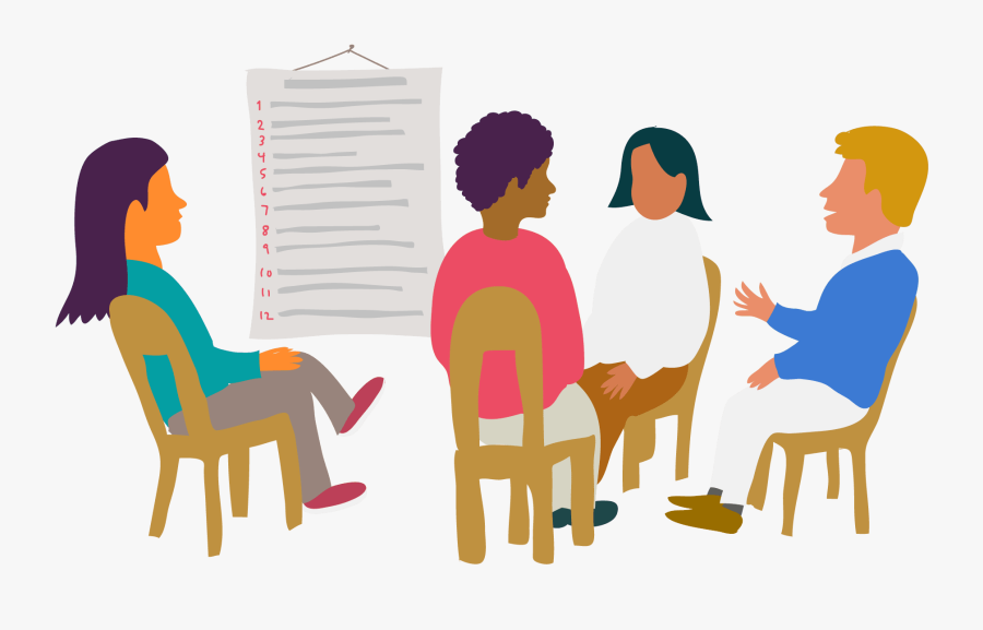 Conversation Clipart Study Group - Clip Art Group Therapy , Free ...