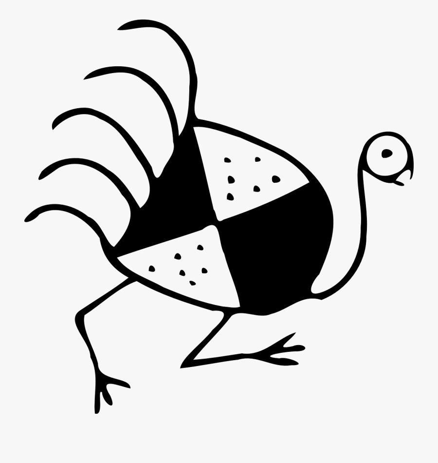 Ostrich Ancient Animal Free Picture - Ancient Animal Drawing Argentina, Transparent Clipart