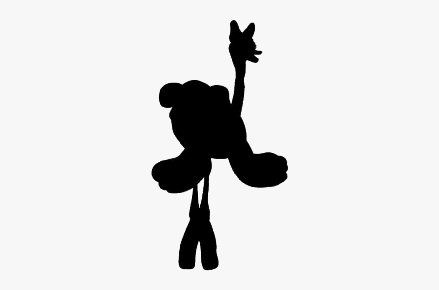 Ostrich Cartoons Png Transparent Images - Silhouette, Transparent Clipart