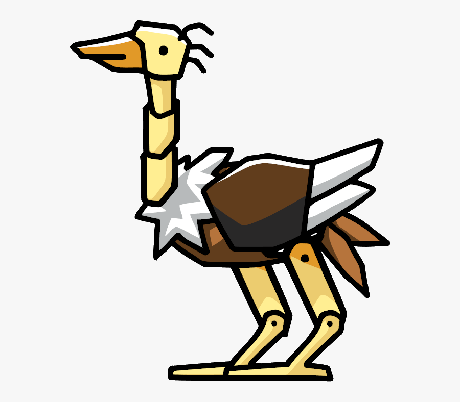 Ostrich Su - Scribblenauts Ostrich, Transparent Clipart