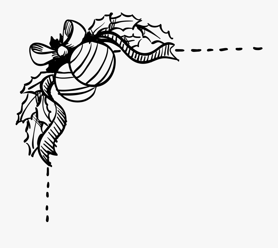 Xmas-corner - Illustration, Transparent Clipart