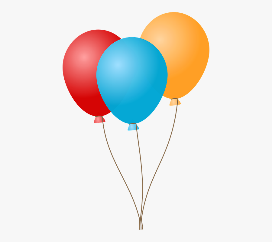 Balloon Clipart Celebration - Birthday Clipart Balloons, Transparent Clipart