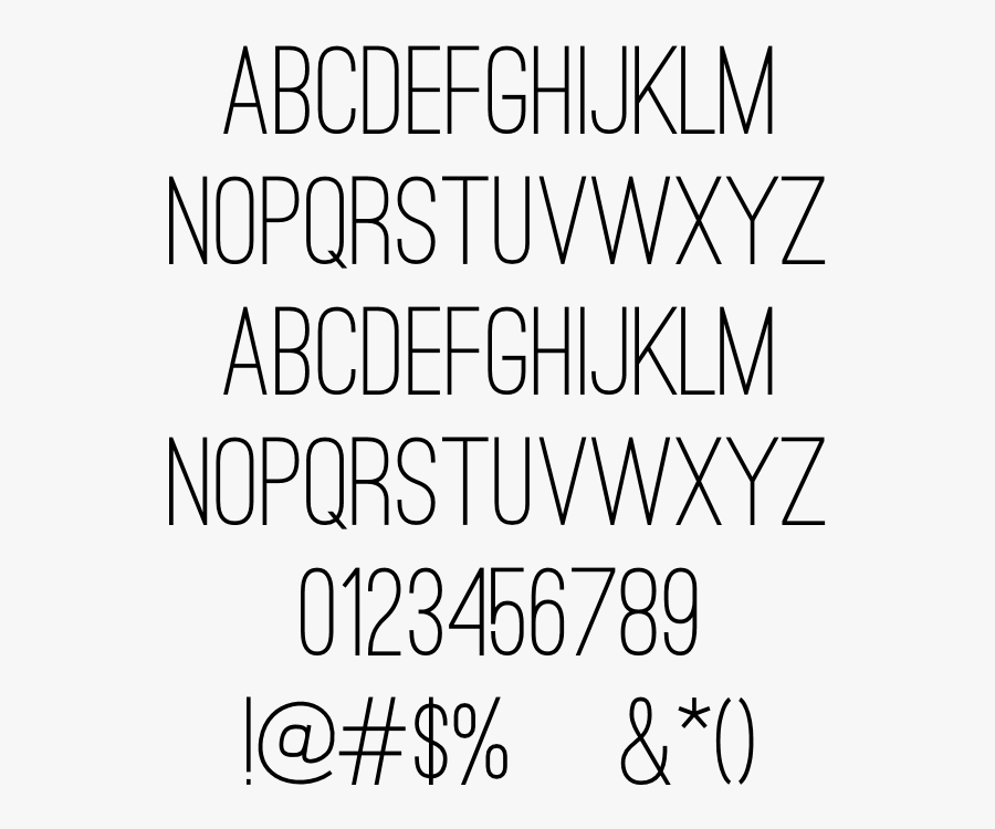 Clip Art Download Font Classic Retro - Ostrich Sans Font, Transparent Clipart