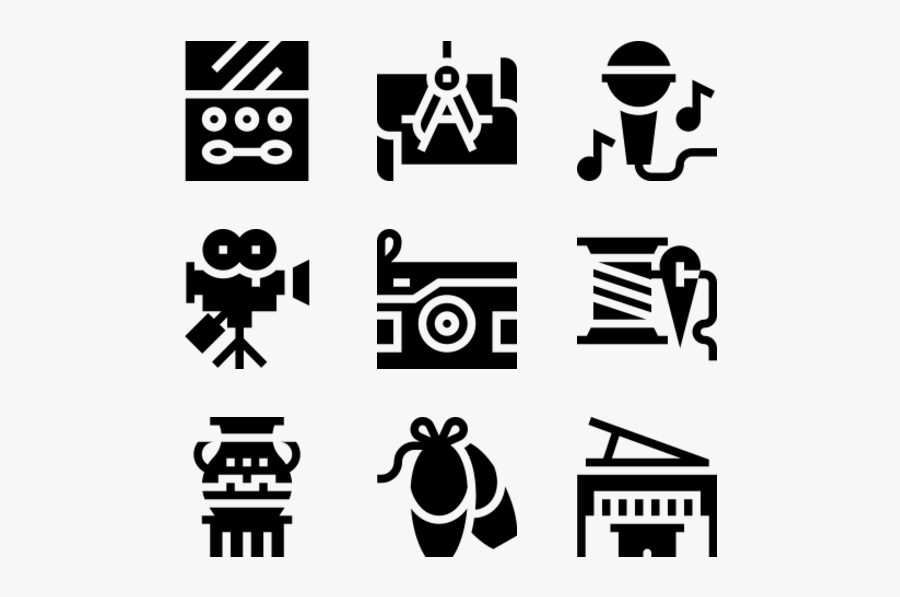 General Arts - Hobbies Icon Png, Transparent Clipart
