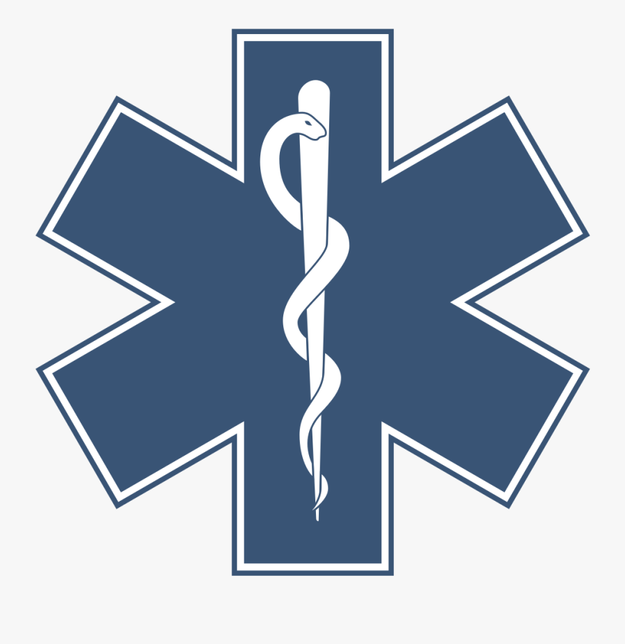 High Resolution Star Of Life Png Clipart - Ems Star Of Life Svg, Transparent Clipart