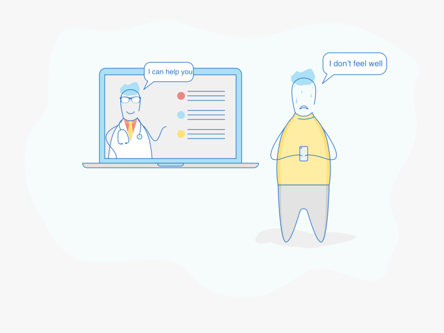 Cometchat Healthcare - Cartoon, Transparent Clipart