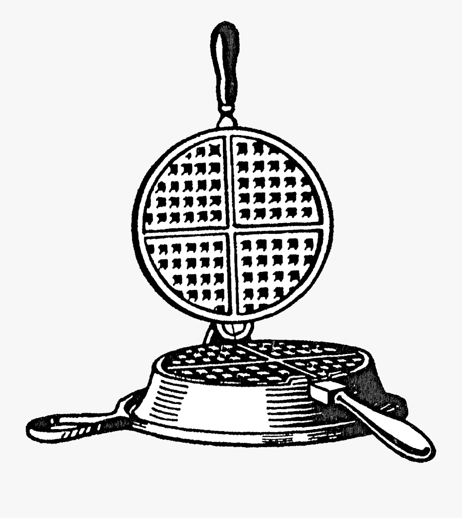 waffle black and white