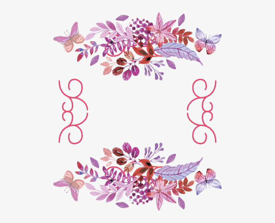 Clip Art Invitation Vector Vintage Flower - Flower Vintage Png Vector, Transparent Clipart