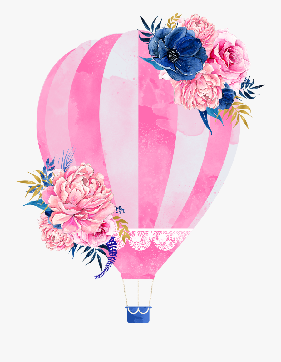 Wedding Invitation Hot Air Balloon Clip Art - Hot Air Balloon Png Clipart, Transparent Clipart