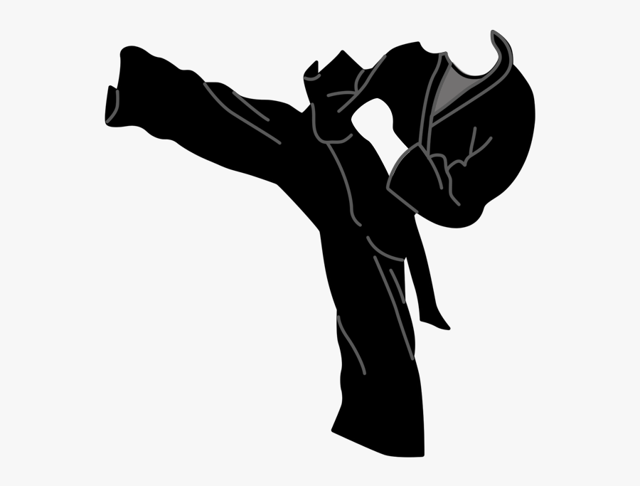 Karate Or Martial Arts Girl Birthday Party Invitation - Birthday Invitations Clipart Black And White, Transparent Clipart