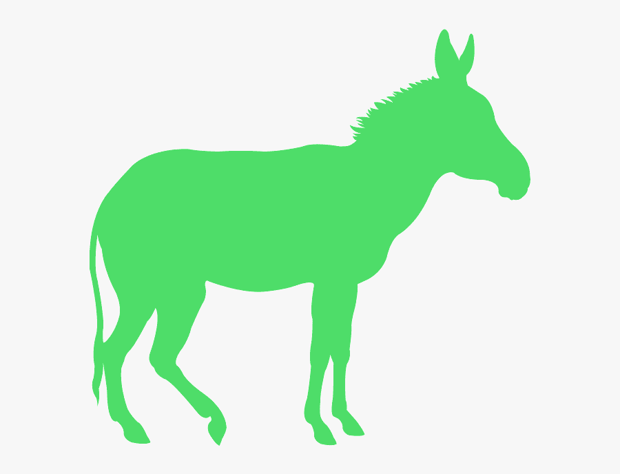 Red Donkey Clipart, Transparent Clipart