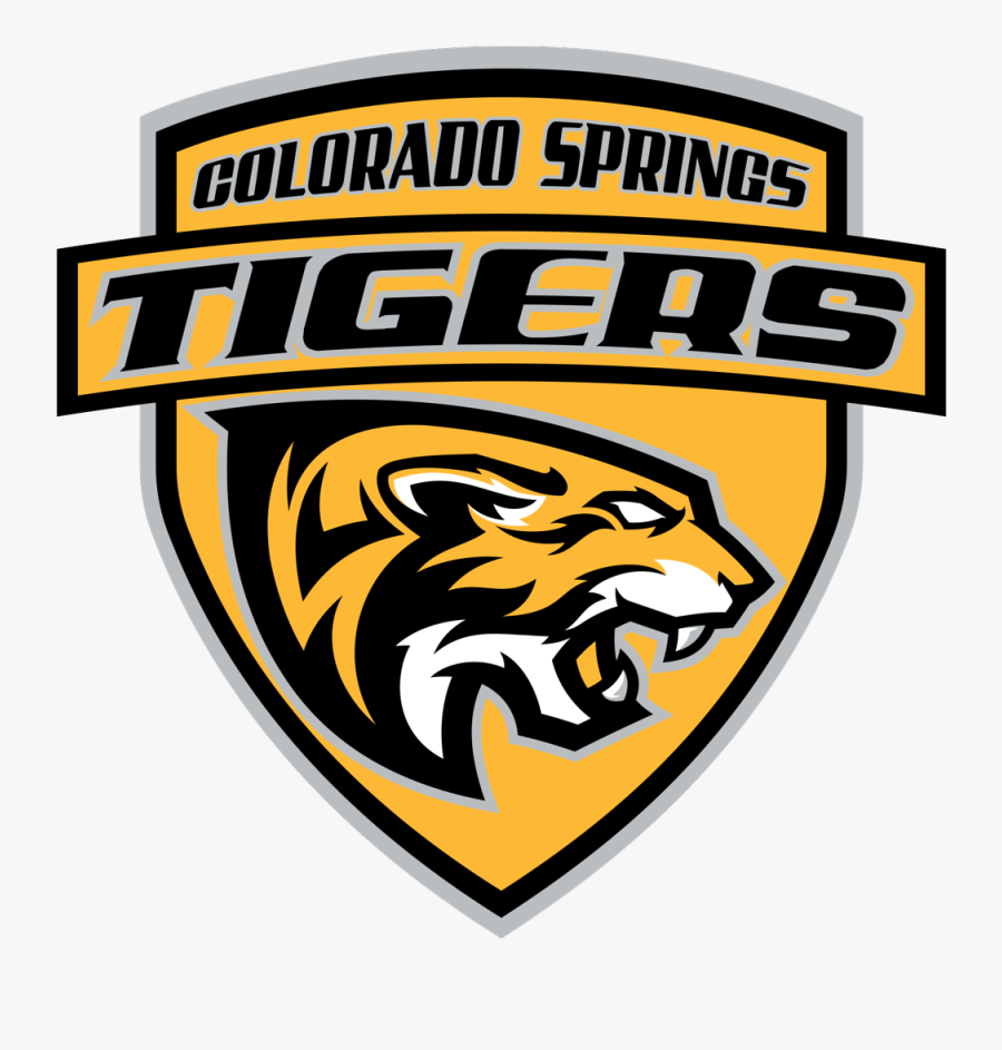 Colorado Springs Jr Tigers Hockey Logo, Transparent Clipart