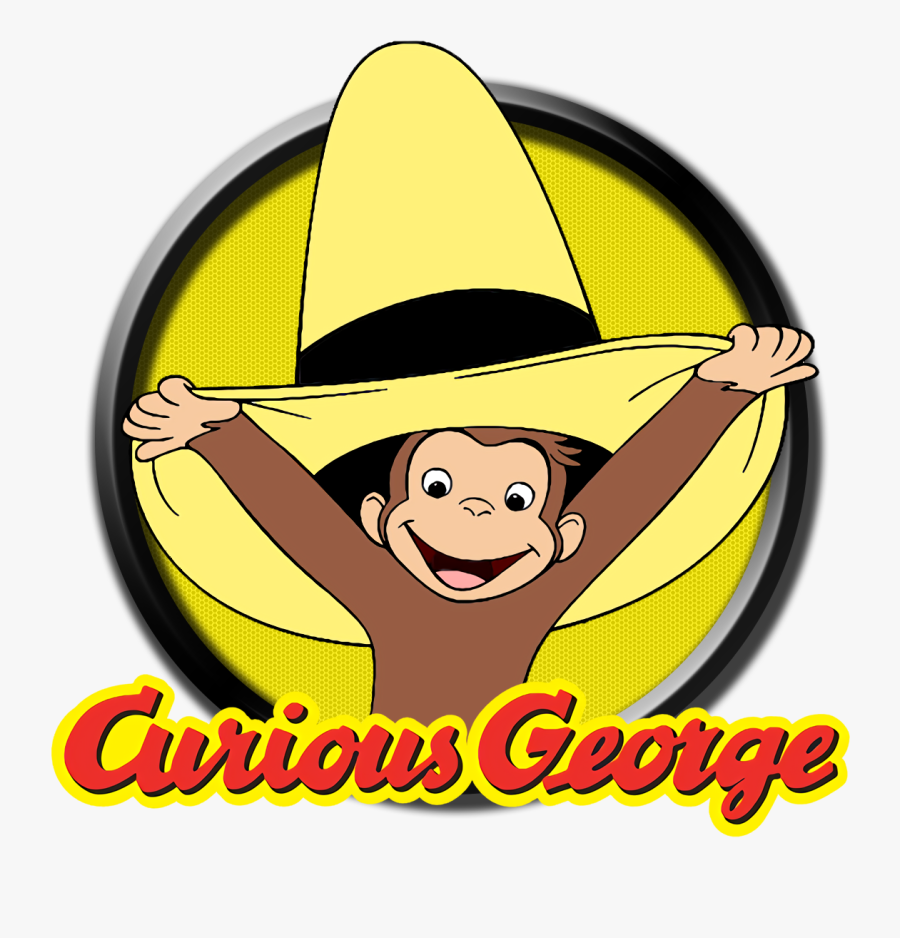 8cnh3a - Curious George With Hat, Transparent Clipart