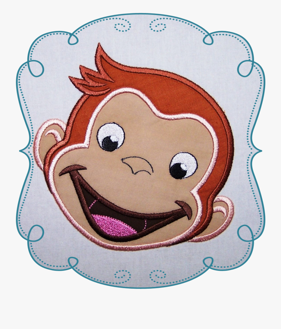 Curious Charlie Laughing - Appliqué, Transparent Clipart