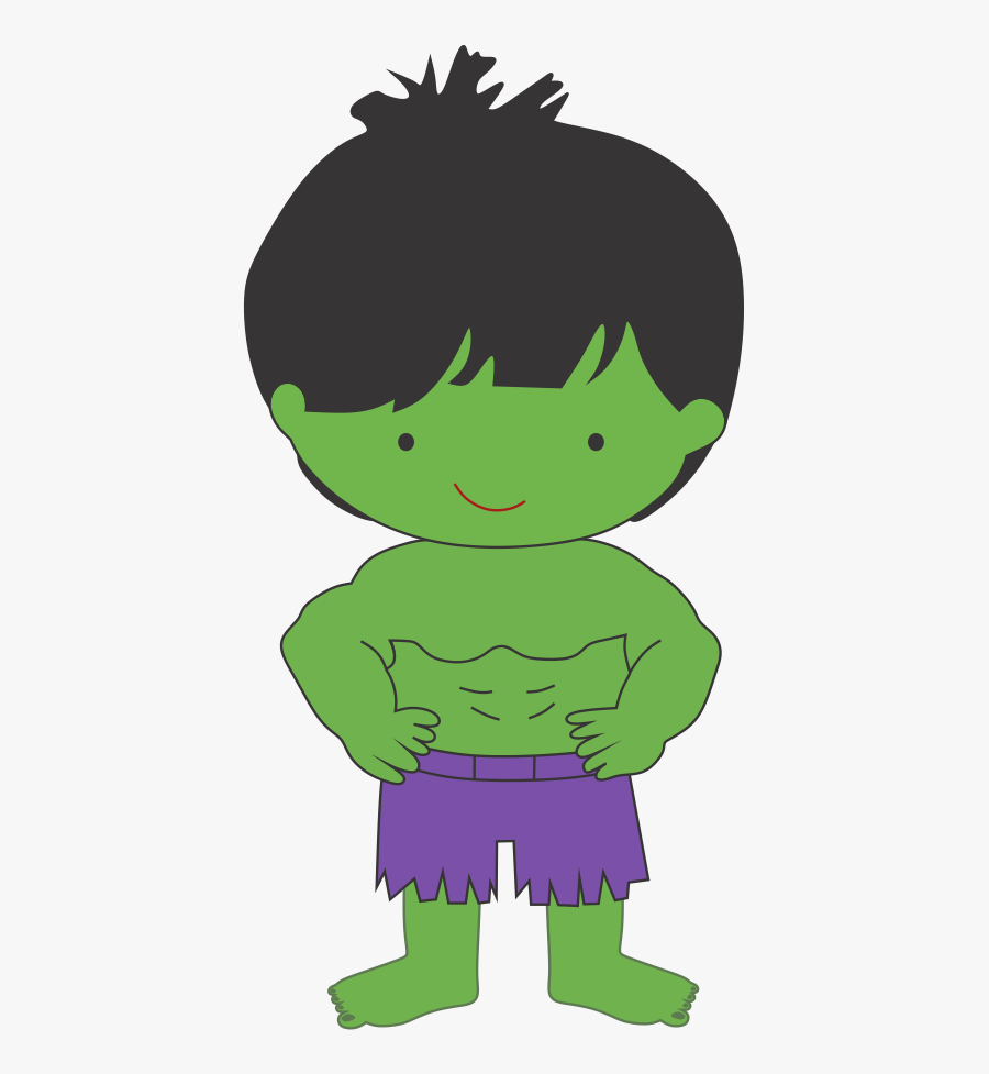 Super Hero Hulk Baby, Transparent Clipart
