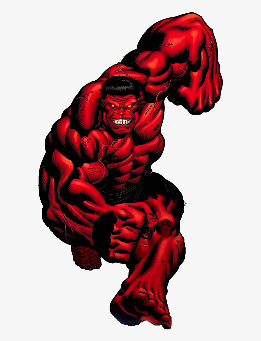 Red Hulk Jpg, Transparent Clipart