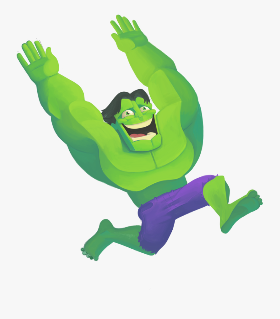 Happy Hulk, Transparent Clipart