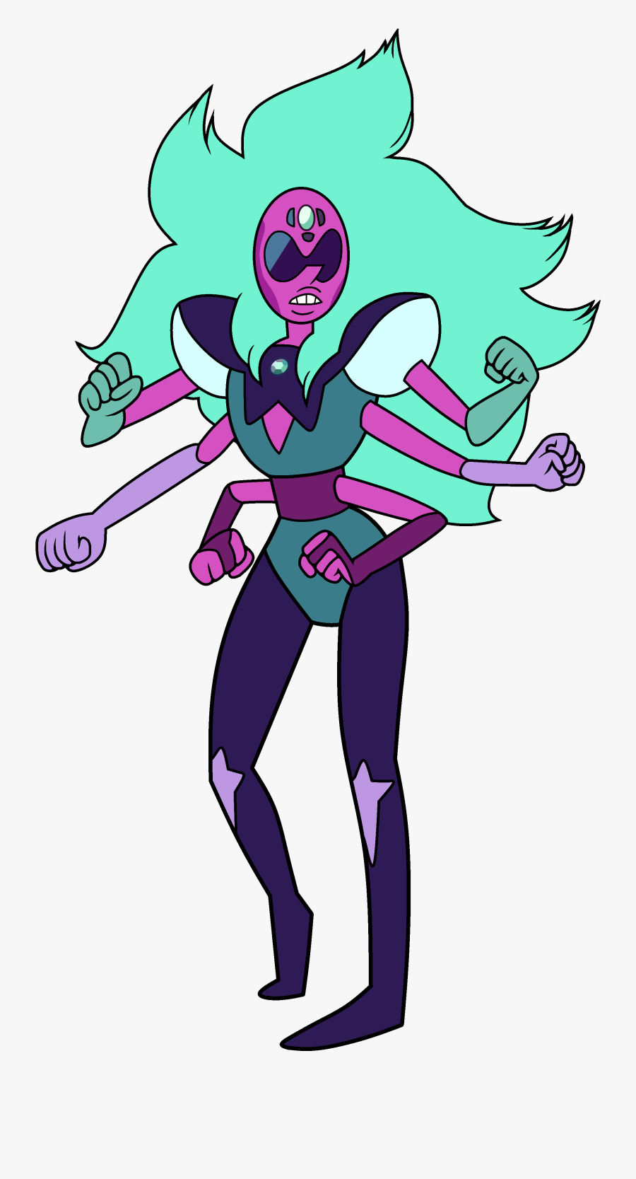 No Caption Provided - Alexandrite Steven Universe Fusions, Transparent Clipart