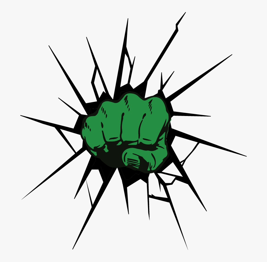 Dibujo Puño De Hulk, Transparent Clipart