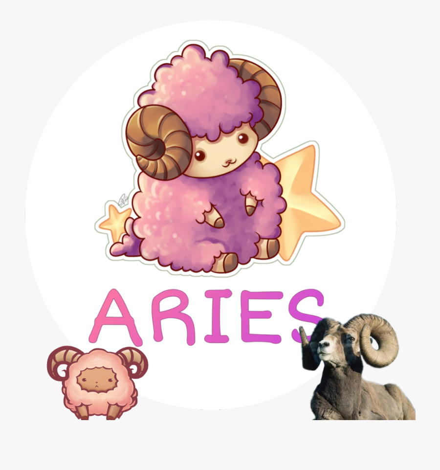 #aries #ariesram #ram - Kawaii Cute Goat Cartoon, Transparent Clipart