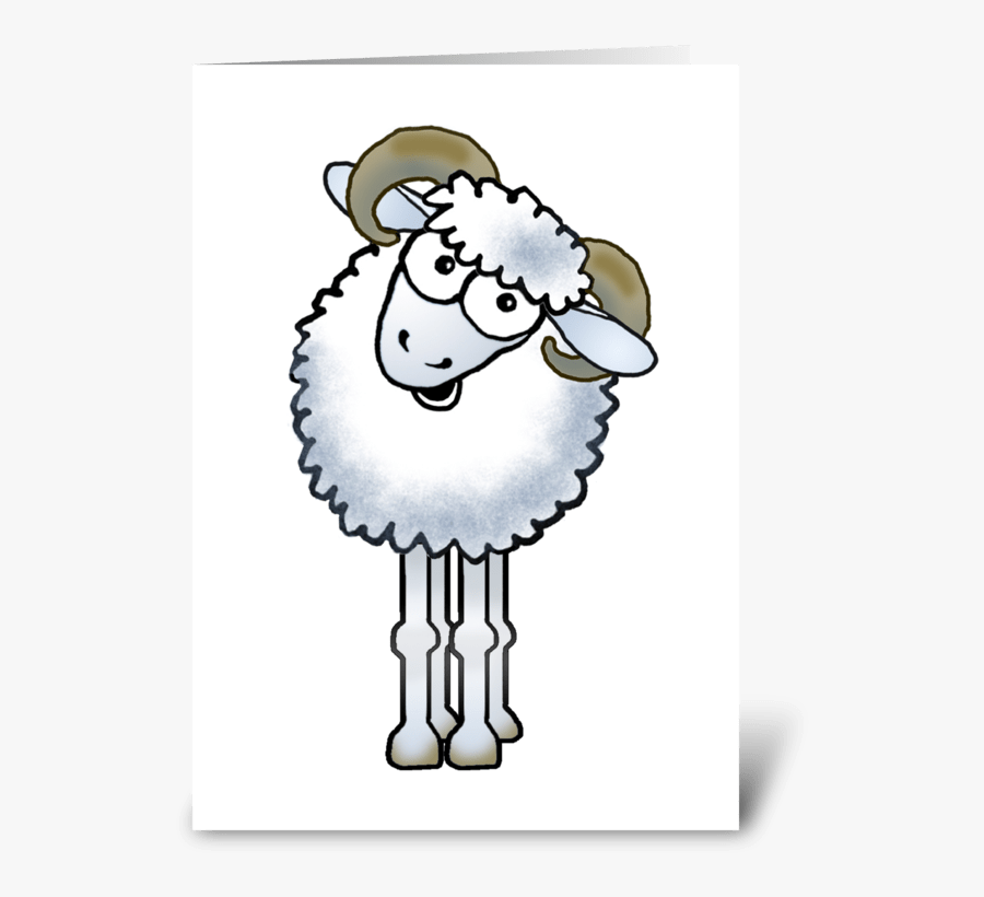Aries Ram Cartoon Greeting Card - Oval Vintage Frame Svg Free, Transparent Clipart