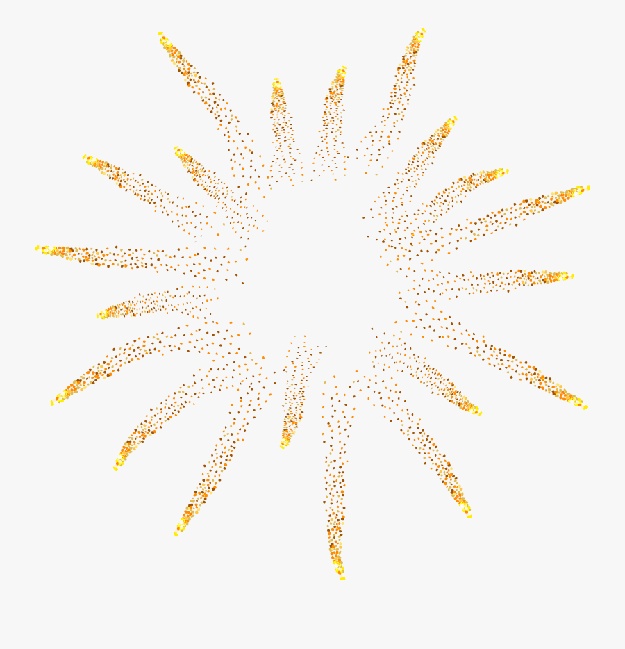 Collection Of Fireworks, Transparent Clipart