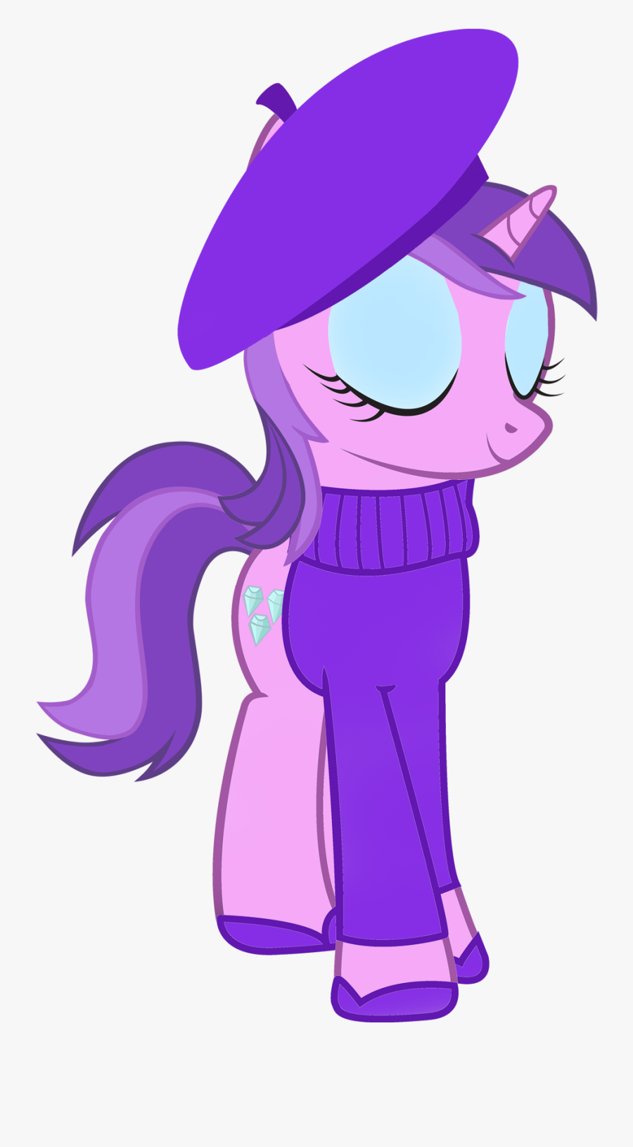 Vector Free Library Amethyst Drawing Simple - De Starlight Glimmer My Little Pony, Transparent Clipart