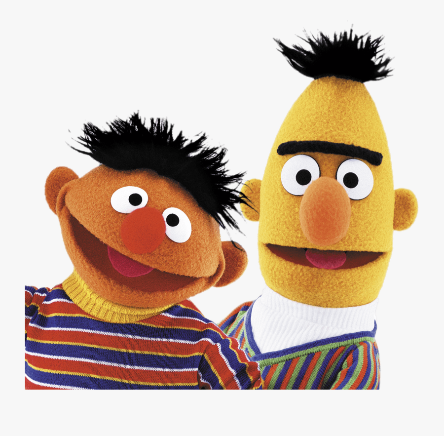 Sesame Street Bert And Ernie Heads Clip Arts - Brothers From Sesame Street, Transparent Clipart