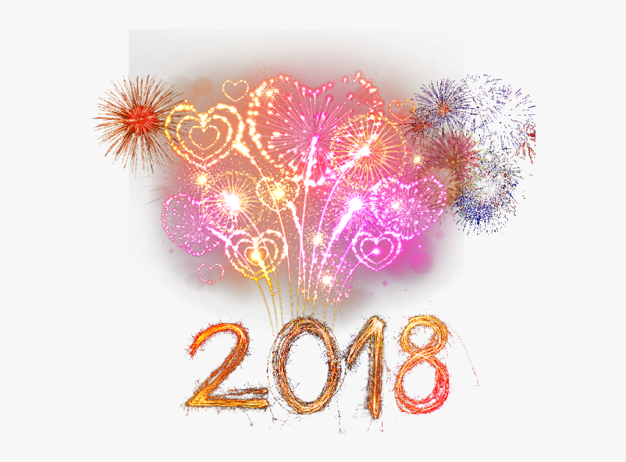 Sparkler - Png Happy New Year 2018, Transparent Clipart