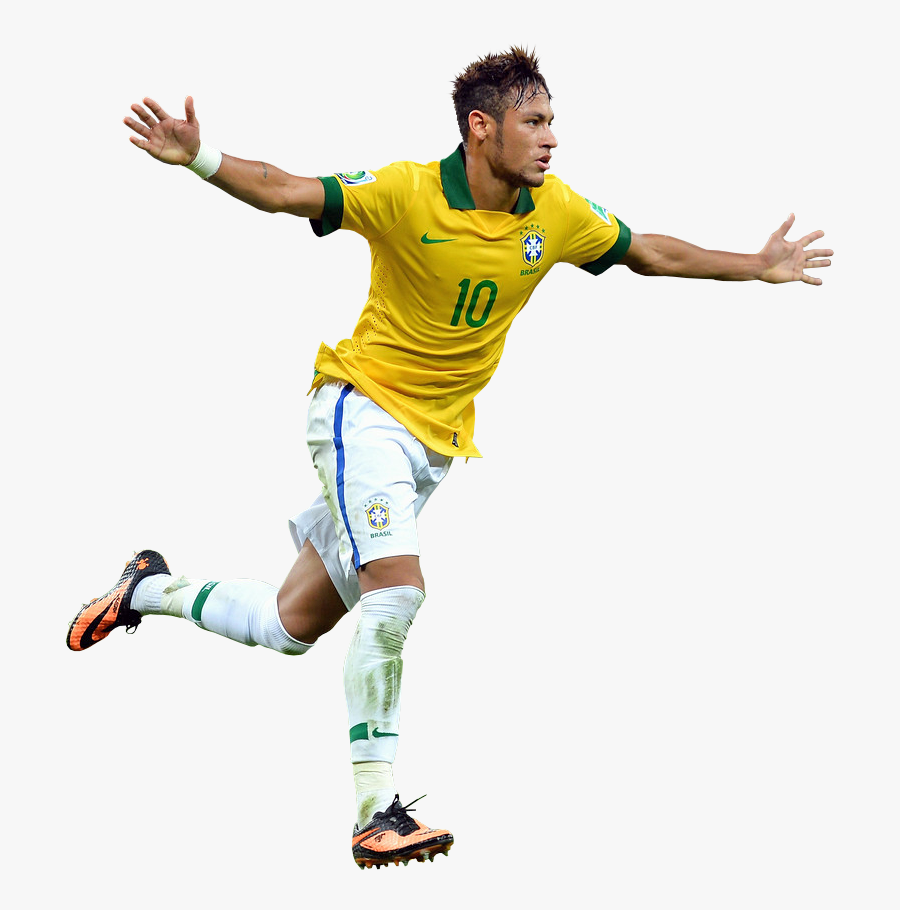 Neymar 10 Brazil Celebrate Goal - Brazil 2019 Copa America, Transparent Clipart
