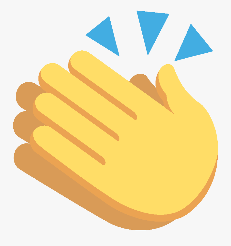 Clap - Clap Emoji Transparent Background, Transparent Clipart