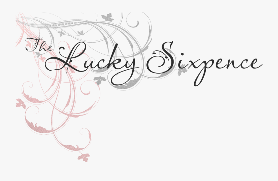 The Lucky Sixpence Scroll Logo - Calligraphy, Transparent Clipart
