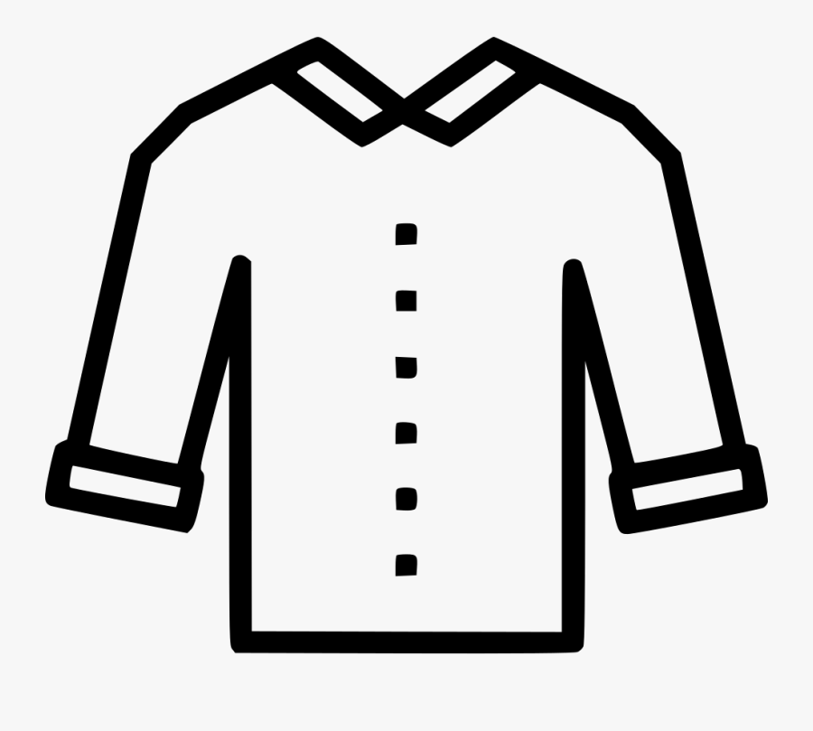 Dress Shirt Clipart Svg - Man Fashion Icon Png, Transparent Clipart