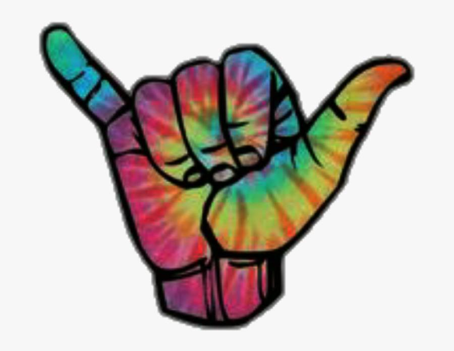 #hand #cool #emoji #colors #splash# - Transparent Hang Loose Signs, Transparent Clipart
