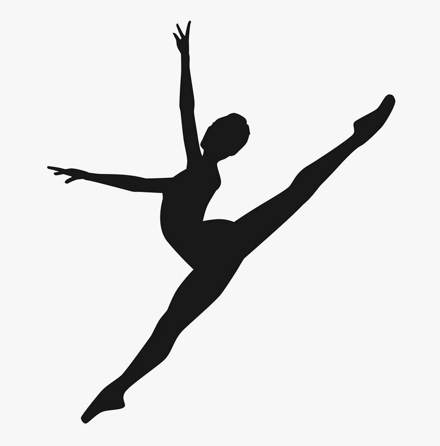 Modern Dance Silhouette Contemporary Dance Ballet Dancer - Contemporary Lyrical Dance Dance Silhouette, Transparent Clipart