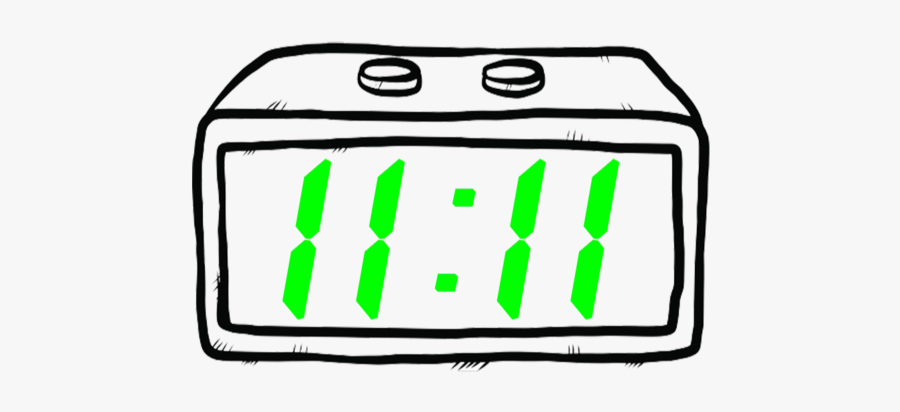 Drawing Of Alarm Clock, Transparent Clipart